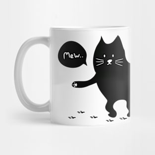 a skulking cat Mug